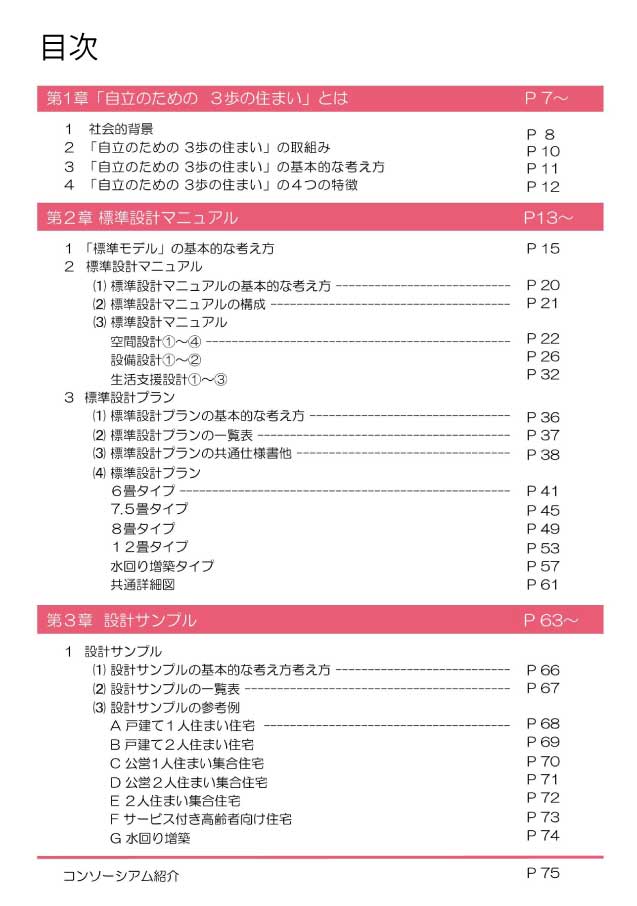 標準設計マニュアル/設計サンプル目次